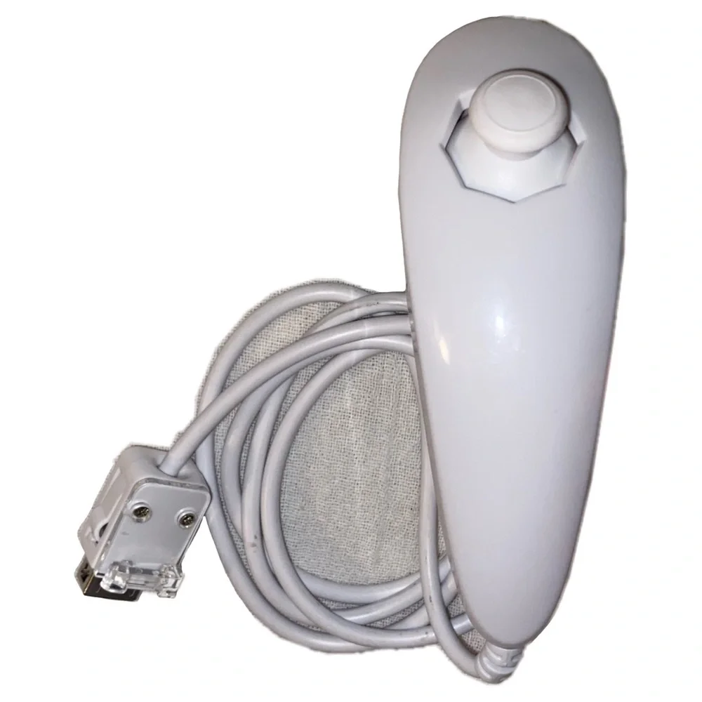 Nintendo Wii & Wii U Motion 2 in 1 Controller & Nunchuck Remote, White 2PCS